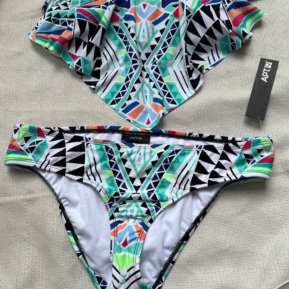 Geometric Multicolor Bikini Set - image 6